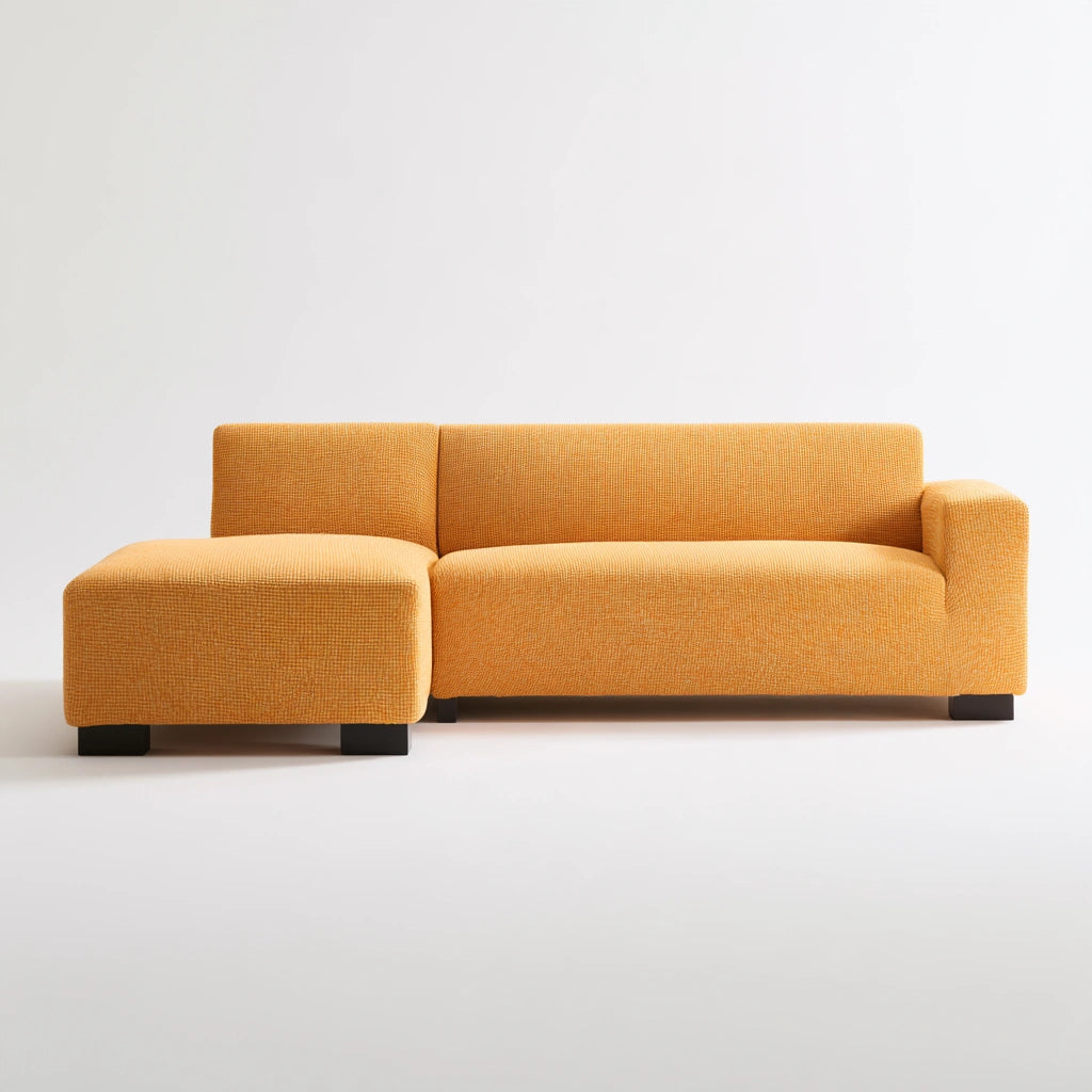 Modułowa sofa narożna, kolor: pomarańczowy
