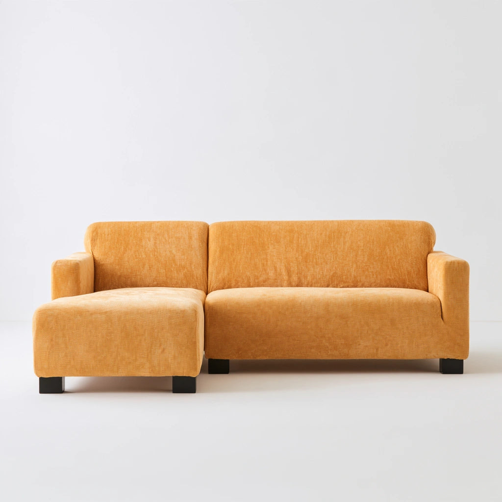 Modułowa sofa narożna, kolor: pomarańczowy