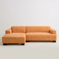 Modułowa sofa narożna, kolor: pomarańczowy